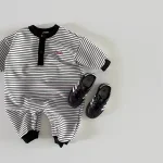 【66-90cm】 ボーダー オールインワン - 画像 (13)