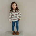 【90-140cm】 ボーダー セーター - 画像 (5)