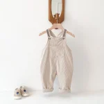 【80-130cm】 フロントポケットコーデュロイ サロペット OR セーター - 画像 (6)