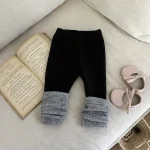 【66-100cm】 カラー切り替え レギンス - 画像 (9)