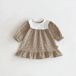 【66-130cm】 スクエア襟 ワンピース or  ロンパース - 画像 (12)