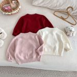【73-120cm】 ぽんぽん付き ニット セーター - 画像 (4)