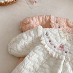 【66-90cm】 刺繍 カートゥーン 中綿 カバーオール - 画像 (12)