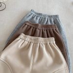 【73-120cm】 おうち 刺繍 裏起毛 パンツ - 画像 (12)