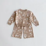 【73-110cm】 リボン セットアップ - 画像 (3)