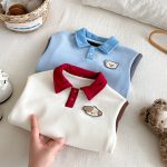 【73-120cm】 配色 裏起毛 スウェット - 画像 (8)