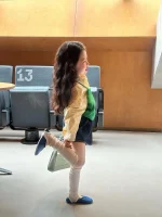 【90-140cm】 グリーンキャミOR シャツ ORデニム スカート - 画像 (5)
