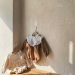 【66-90cm】 フリル襟 ロンパース - 画像 (4)