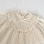 【66-130cm】 リボンレース ロンパース OR ワンピース - 画像 (18)