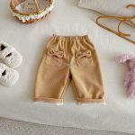 【73-120cm】 蝶結び コーデュロイ あったか パンツ - 画像 (8)