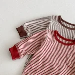 【66-90cm】 ボーダー オールインワン - 画像 (9)