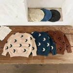 【66-100cm】月柄 カーディガン - 画像 (3)