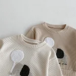 【73-110cm】 象柄 ワッフル セットアップ - 画像 (10)