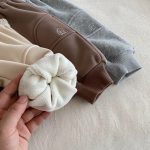 【73-120cm】 おうち 刺繍 裏起毛 パンツ - 画像 (15)