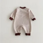 【66-100cm】 熊柄ワッフル オールインワン - 画像 (11)