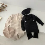 【66-100cm】 シンプル セーター or サロペット - 画像 (2)