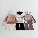 【80-130cm】 ボーダー トップス ORアレア パンツ - 画像 (10)