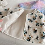 【73-120cm】 花柄 チェック 中綿 ジャケット - 画像 (14)