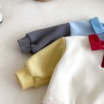 【73-120cm】 配色 裏起毛 スウェット - 画像 (12)
