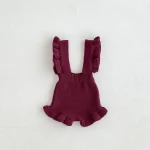 【66-100cm】 フリル ニット サロペット - 画像 (20)