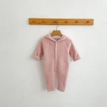 【66-90cm】 ウサギ帽子 オールインワン - 画像 (5)