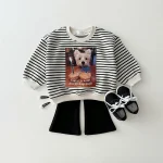 【80-130cm】 犬柄 プルオーバー トレーナー - 画像 (11)