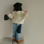 【90-140cm】 花柄 セーター - 画像 (5)