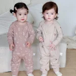 【66-100cm】 ヨーロッパ風 小花柄 オールインワン - 画像 (14)