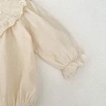 【66-130cm】 リボンレース ロンパース OR ワンピース - 画像 (10)