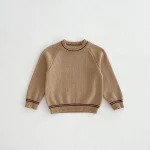 【80-130cm】 フロントポケットコーデュロイ サロペット OR セーター - 画像 (13)