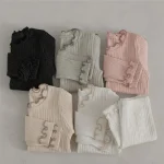 【66-90cm】 ピュア ルームウエア セットアップ - 画像 (3)