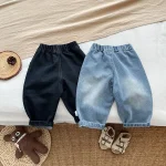 【73-110cm】 レトロ デニムパンツ - 画像 (7)