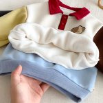 【73-120cm】 配色 裏起毛 スウェット - 画像 (13)
