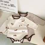 【66-90cm】 ドットOR動物柄 ロンパース orボトムス - 画像 (9)