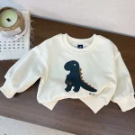 【70-120cm】 恐竜柄 プルオーバー - 画像 (6)