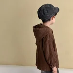 【80-150cm】 フード付き ポケット付き アウター - 画像 (13)