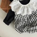 【66-90cm】 シンプル トップス or チェック ロンパース - 画像 (23)