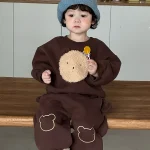 【73-110cm】 カートゥーン ボア付き セットアップ - 画像 (6)