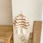 【73-100cm】 ラインデザイン ボア セットアップ - 画像 (3)
