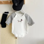 【66-90cm】 犬柄 ロンパース - 画像 (12)