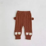 【66-100cm】熊柄 ニット トップス OR ボトムス - 画像 (6)