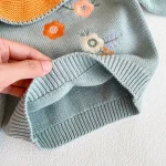 【66-100cm】フリル襟 刺繡 セットアップ - 画像 (4)