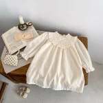 【66-130cm】 リボンレース ロンパース OR ワンピース - 画像 (6)