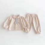 【73-110cm】ネクタイワッフル セットアップ - 画像 (7)