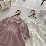【66-100cm】 ワンピース  ゲーブル ロンパース - 画像 (7)
