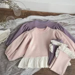 【73-100cm】 パフスリーブ セットアップ - 画像 (7)