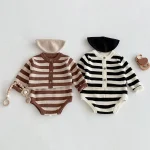 【66-90cm】 ボーダーニット セットアップ - 画像 (12)