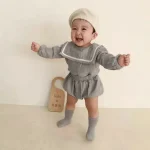 【66-90cm】 セーラー風 スクエア襟 セットアップ - 画像 (12)