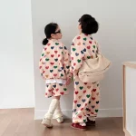 【90-150cm】ハート姉妹兄弟コーデ セットアップ - 画像 (11)