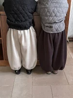 【80-140cm】 裏ボア カジュアル パンツ - 画像 (3)